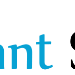 Volant logo with stylized wing icon