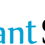 Volant Inc logo with blue wing emblem