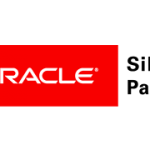 Red Oracle logo on black background