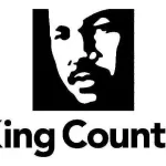 King County logo with stylized face